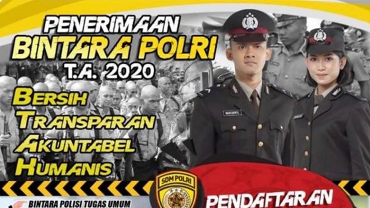 Lowongan Rekrutan Polri 2020 Ada Posisi Pramugari