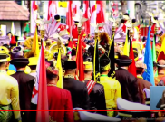 Purna Paskibraka dan Kirab Budaya Hantarkan Bendera dan Teks Proklamasi ke Istana