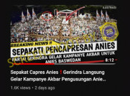 [HOAKS atau FAKTA]: Gerindra Gelar Kampanye Akbar Pengusungan Anies Baswedan