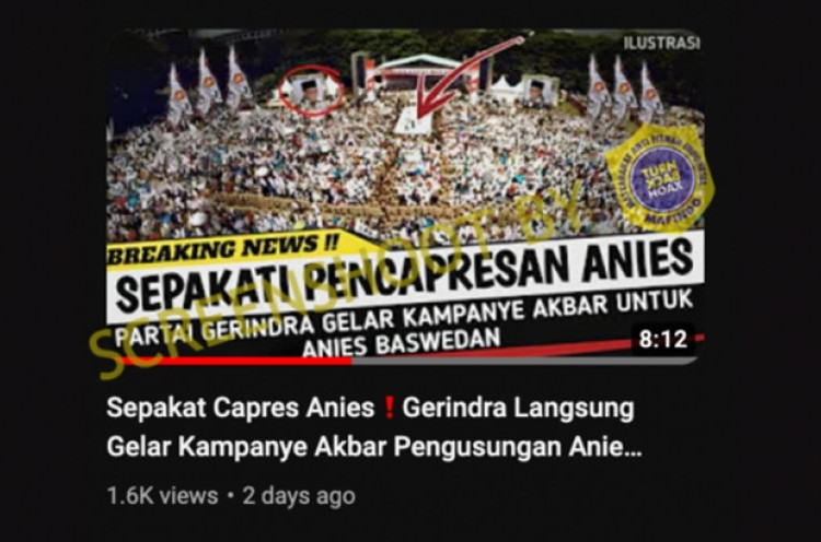 [HOAKS atau FAKTA]: Gerindra Gelar Kampanye Akbar Pengusungan Anies Baswedan