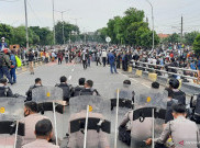 Jalanan Depan PN Jakarta Timur Ditutup Buntut Kekisruhan Pendukung Rizieq