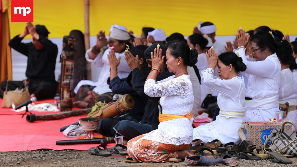 Umat Hindu Banten Ikuti Ritual Tawur Agung Kesanga