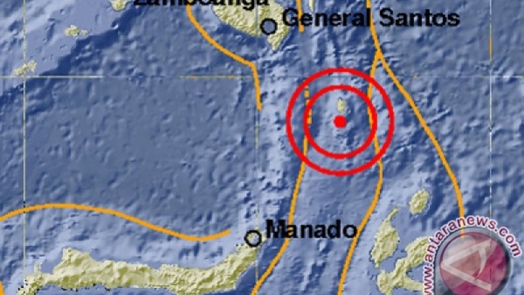 Gempa Magnitudo 7,1 Guncang Melonguane Sulawesi Utara