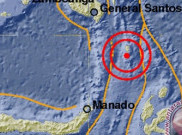 Gempa Magnitudo 7,1 Guncang Melonguane Sulawesi Utara