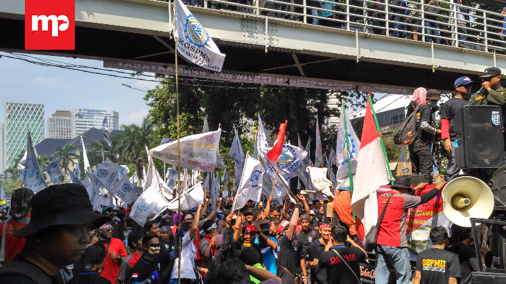Bakal Digeruduk Buruh, Balai Kota Jakarta Ditutup