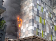 Hotel 101 Urban Glodok Tamansari Kebakaran, 100 Petugas Damkar Diterjunkan