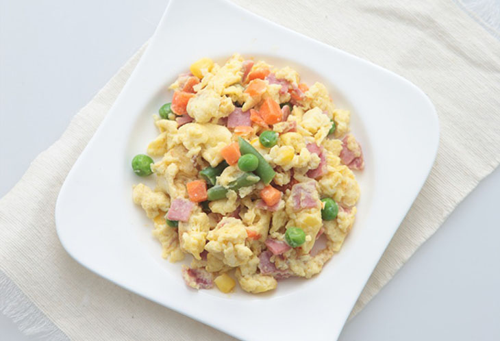 Sarapan Kilat dengan Orak Arik Telur dan Sayur