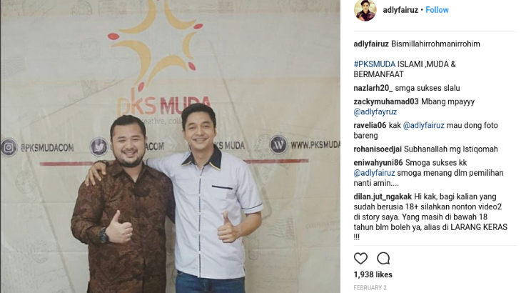 Masuk Daftar Bacaleg PKS, Adly Fairuz Resmi Terjun ke Politik 