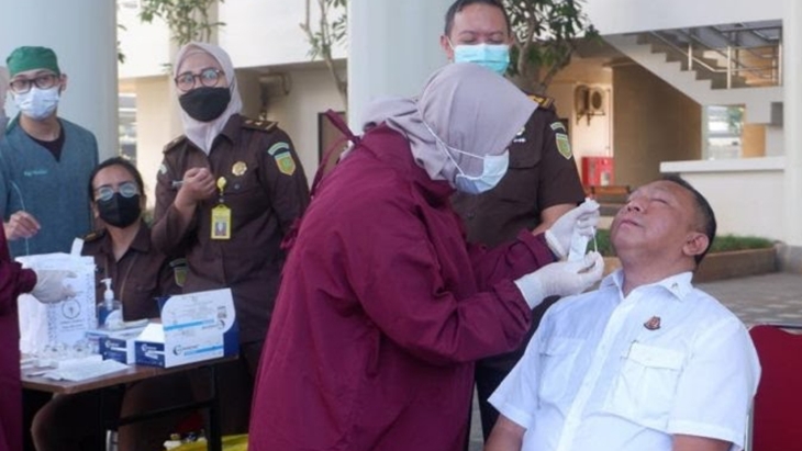 Jaksa Masuk Kantor Pasca-Libur Idul Fitri Wajib Lakukan Swab Antigen