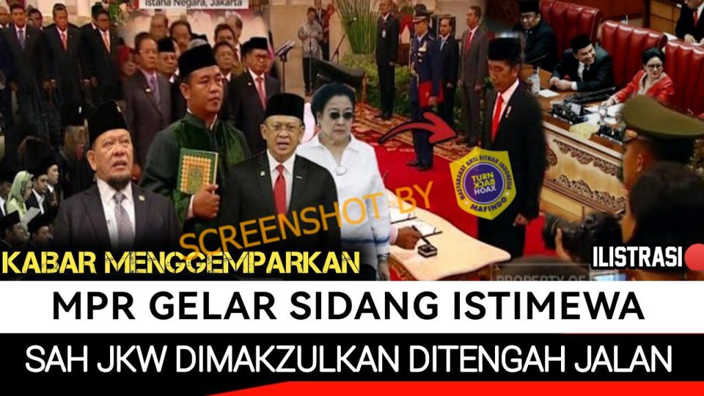 [HOAKS atau FAKTA]: MPR Gelar Sidang Istimewa Lengserkan Jokowi