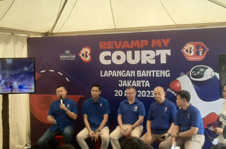LOC FIBA World Cup 2023 Luncurkan Program Revamp My Court di Lapangan Banteng