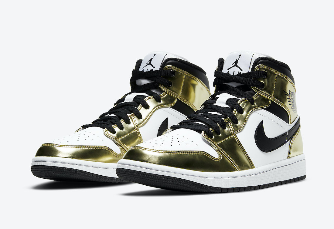 Air Jordan 1 Mid SE metallic gold. (Foto Sneakerbardetroit)