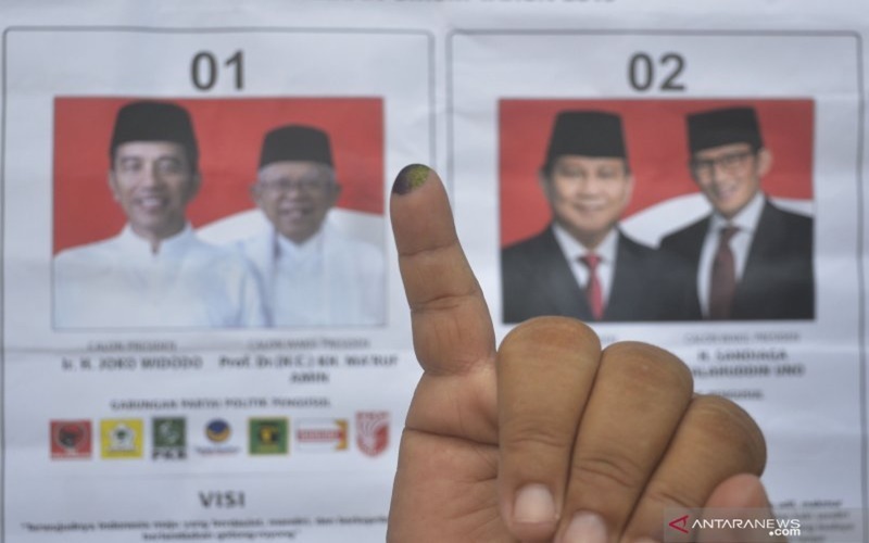 Surat suara dalam Pilpres 2019