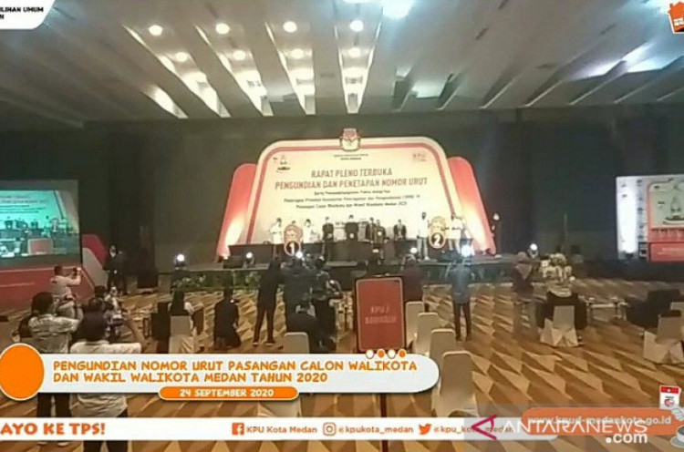 KPU Batasi Tim Saat Debat Pilkada Medan