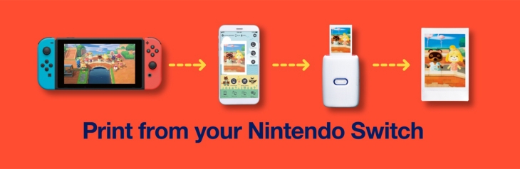 INSTAX Mini Link Abadikan Momen Seru dalam Game Nintendo Switch