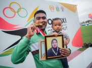 PON XXI Aceh-Sumut: Atlet Sumut Hardodi Sihombing Raih Emas Lempar Cakram Putra