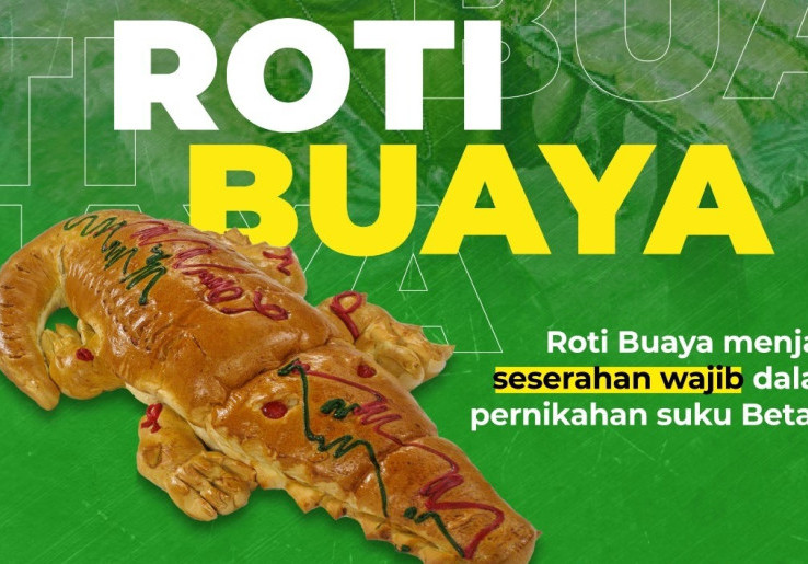 Selisik Makna Roti Buaya Pengantin Betawi