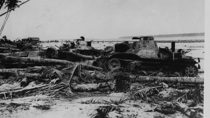 Pertempuran Biak 1944. (Foto: Hulton-Deutsch Collection/Corbis)