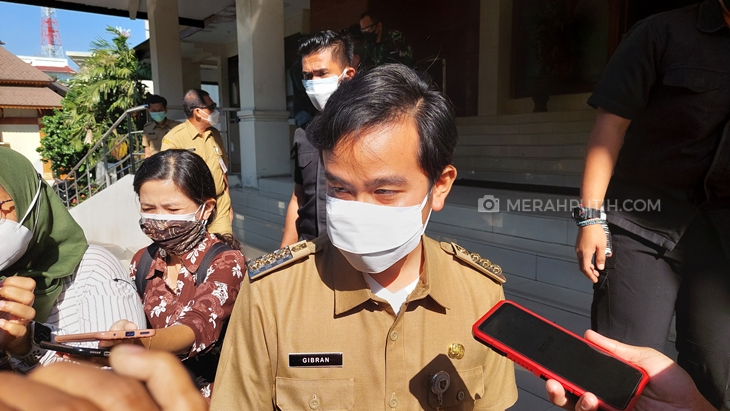 Wali Kota Solo Gibran Rakabuming Raka, Senin (26/7). (MP/Ismail)
