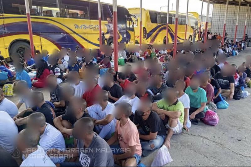 Malaysia Deportasi Ratusan WNI yang Ditahan di Depot Imigrasi Sabah
