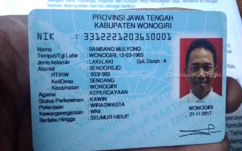 Penghayat Sapta Darma Wonogiri Lega, Kepercayaan Dicantumkan Dalam KTP-el