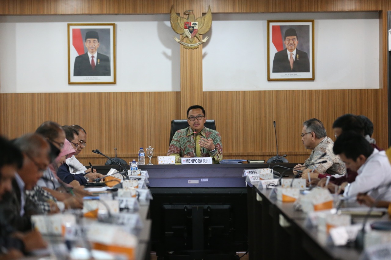 Menpora Minta Bawahannya Segera Jalankan Instruksi Presiden Nomor 3 Tahun 2019