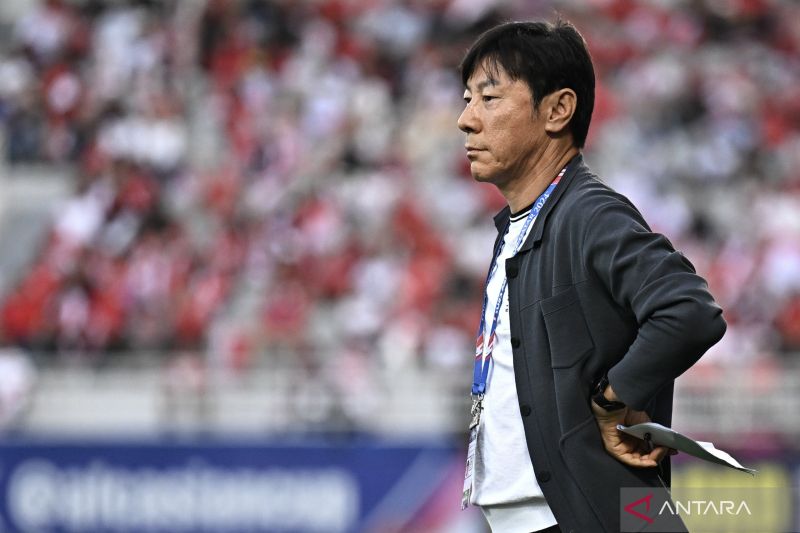 Shin Tae-yong Dapat Kartu Merah saat Indonesia Lawan Guinea