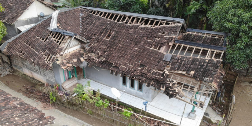 2.423 Unit Rumah Rusak Akibat Gempa Magnitudo 6,6 di Banten  