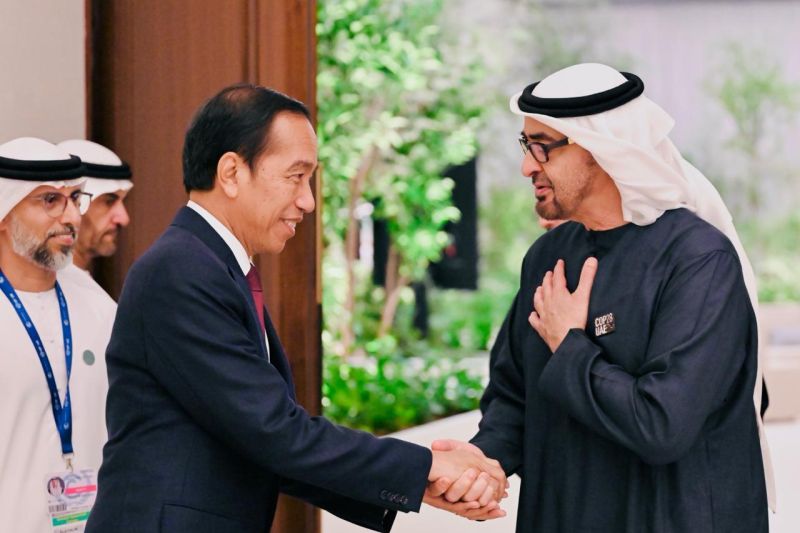 Jokowi dan Presiden MBZ Bahas Peningkatan Kerja Sama Indonesia-Uni Emirat Arab