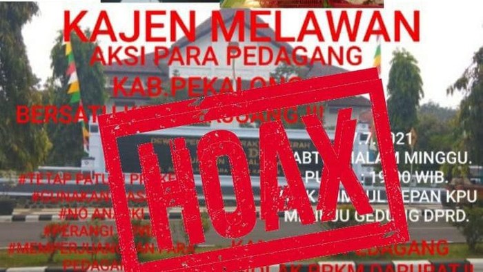 Polda Jateng Buru Penyebar Hoaks Ajakan Tolak PPKM Darurat di Pekalongan