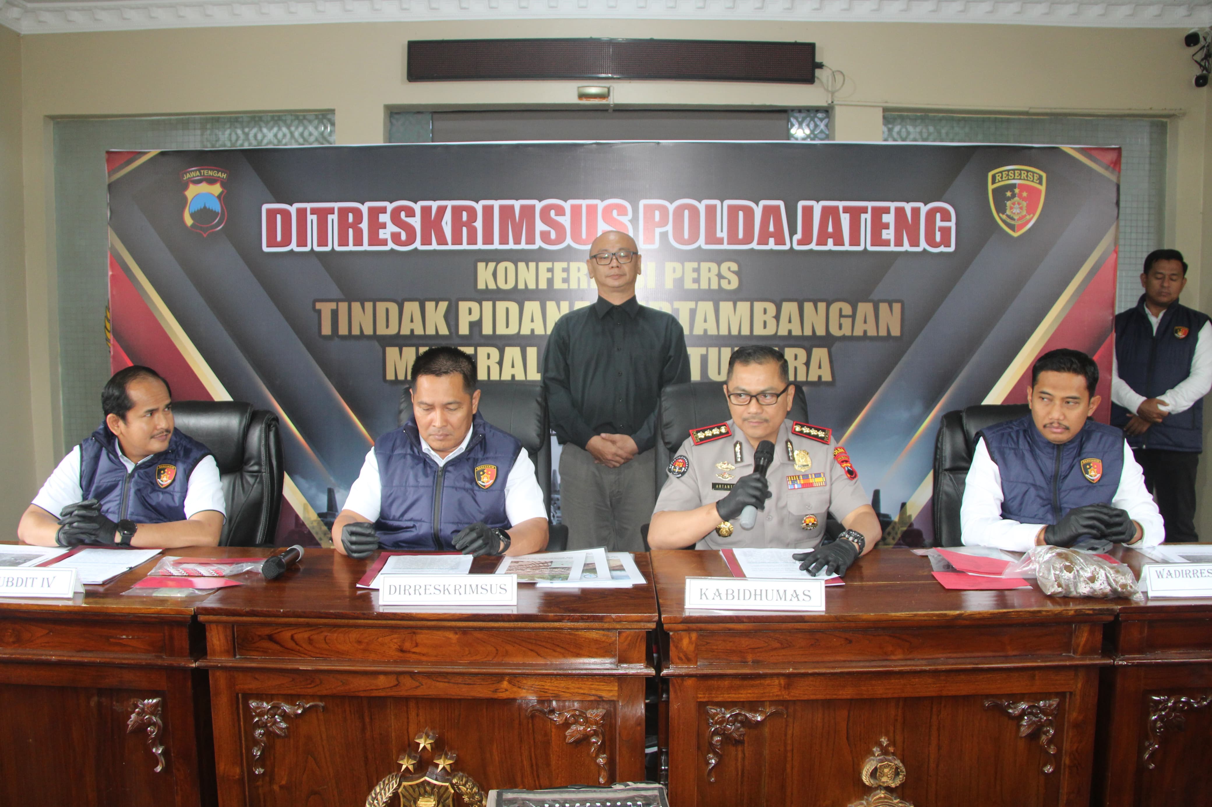 Polda Jateng Bongkar Tambang Ilegal di Boyolali dan Kendal, 2 Tersangka Sudah Diamankan