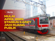 Mulai April 2025, Stasiun Karet Jadi Ruang Publik