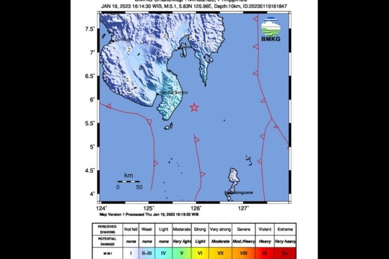 Gempa M5,1 Guncang Kepulauan Talaud, Berikut Penjelasan BMKG