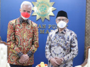 Silaturahmi dengan Ketum PP Muhammadiyah, Ini yang Dibahas Ganjar Pranowo