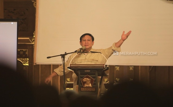 Gembleng Ratusan Kader Gerindra, Prabowo Ucapkan Lagi Sumpah Palapa