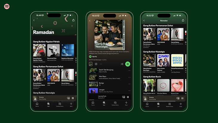 Streaming Lagu Religi Naik Dua Kali Lipat saat Ramadan, Spotify Sesuaikan Kurasi Playlist dan Podcast