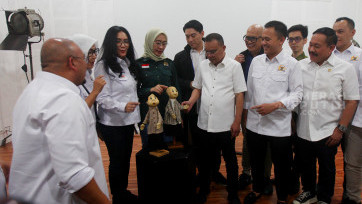 Pimpinan DPR Kunjungi Studio Si Unyil di Gedung Produksi Film Negara (PFN) Jakarta