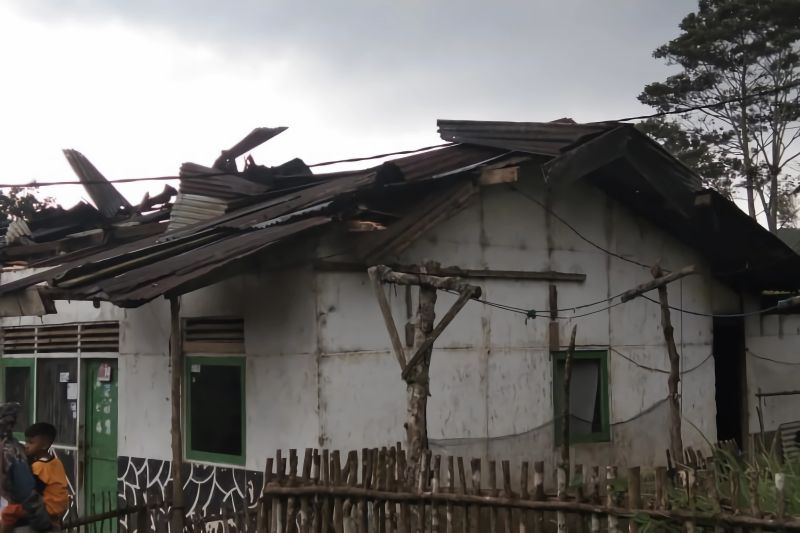2 Kali Diterjang Puting Beliung, Jumlah Rumah Warga Rusak Bertambah
