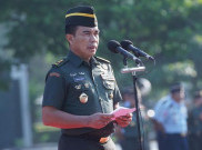 Prajurit Gelar Galdi Bersih di Monas Jelang Puncak Perayaan HUT TNI