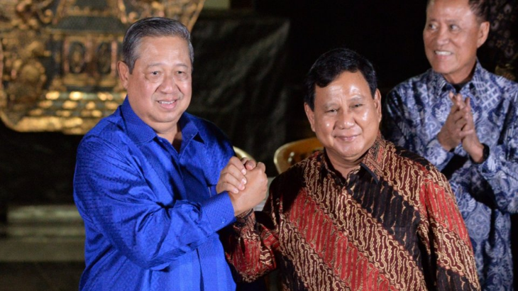 SBY dan Prabowo saat bertemu di Cikeas beberapa waktu lalu