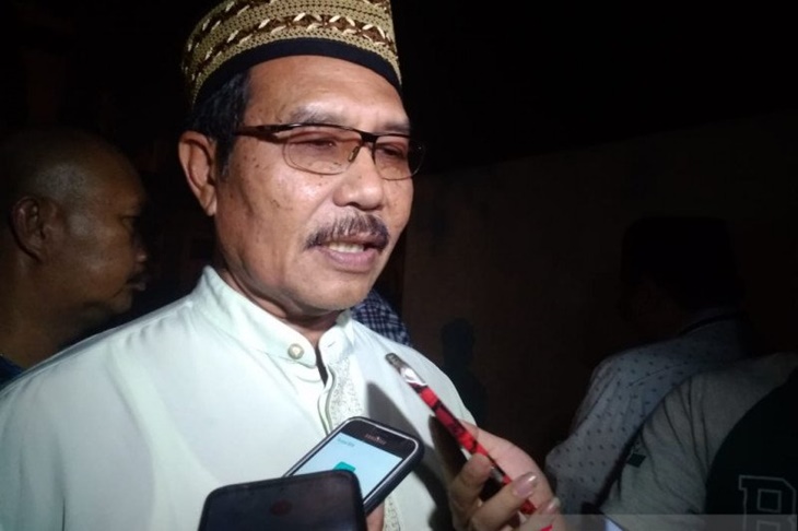 Ketua PN Medan Sutio Jumagi Akhirno, di RS Bhayangkara Medan, Jumat malam.  (ANTARA/Nur Aprilliana Br Sitorus)