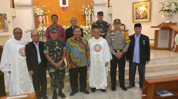 Pastikan Natal Aman, Tiga Pilar Ini Sambangi GKI