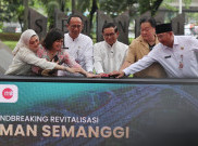 Pramono Anung Groundbreaking Revitalisasi Taman Semanggi, Tanpa Bebani APBD