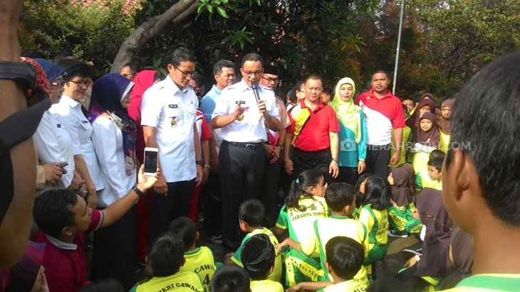 Anies Targetkan Minat Baca Anak Jakarta di Atas Rata-rata