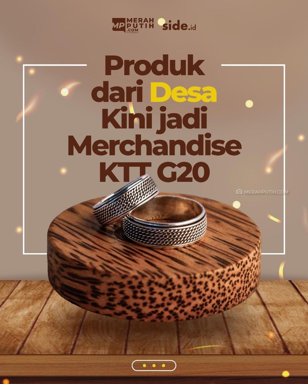 Produk dari Desa Kini jadi Merchandise KTT G20