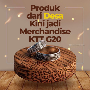 Produk dari Desa Kini jadi Merchandise KTT G20