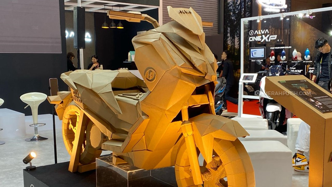 ALVA Tampilkan Instalasi Motor Listrik dari Kardus