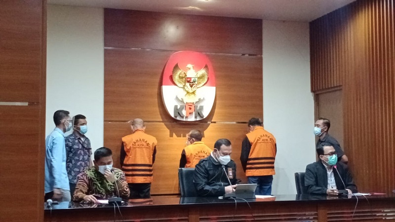 Gubernur Nurdin Abdullah tersangka. (Foto: Antara)