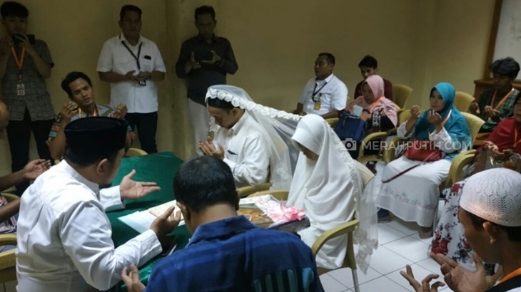Pernikahan Hermawan Susanto, pria yang ancap gorok Jokowi. (MP/Kanugrahan)