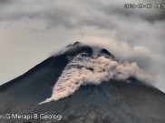 Merapi 'Batuk-Batuk' di Lebaran Hari Kedua, Lava Pijar Sampai 1,4 Km